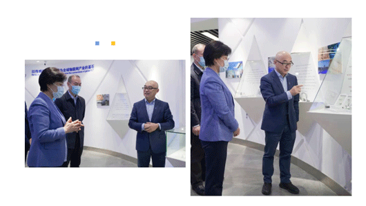 參觀漢威展廳 參觀漢威展廳